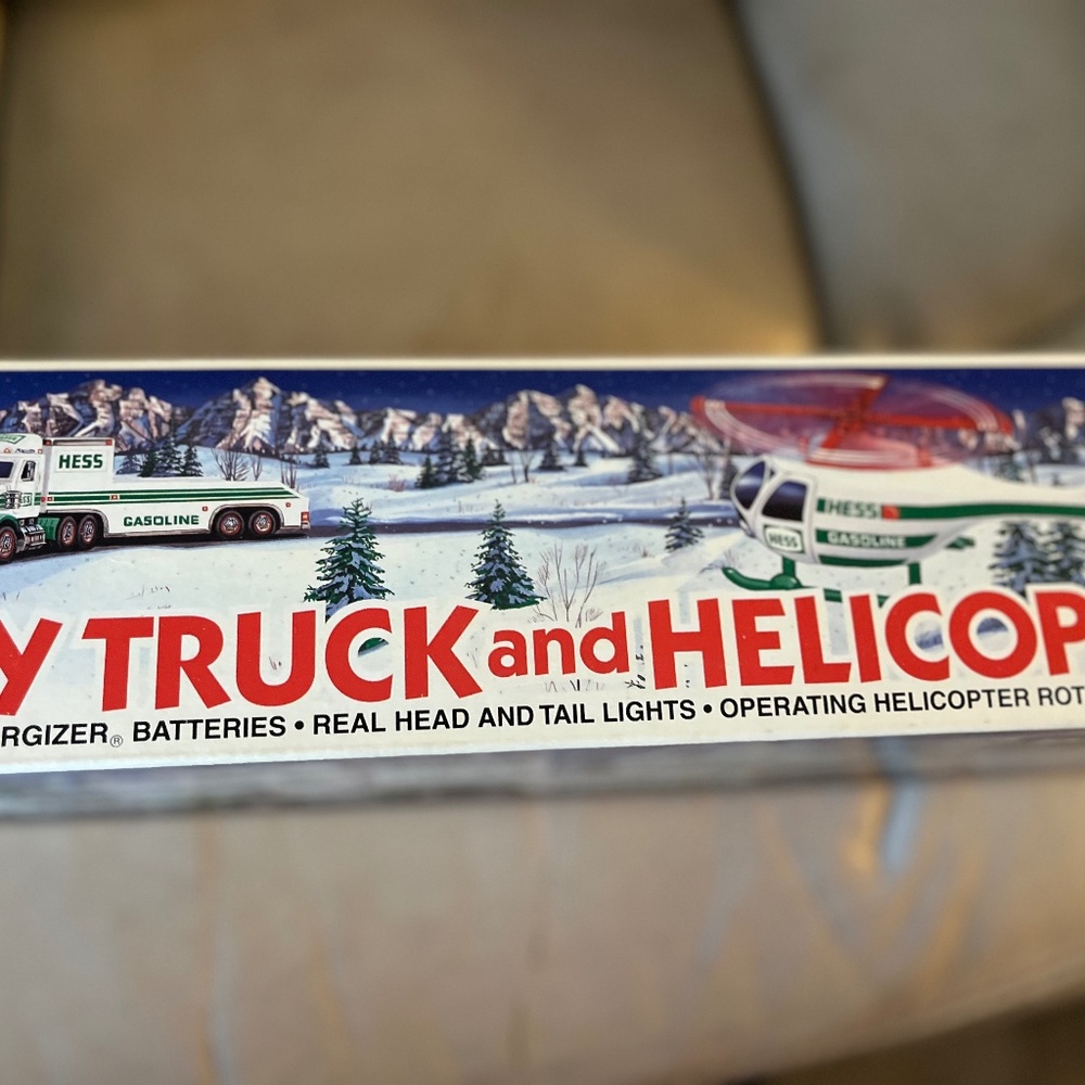 Hess truck & Helicopter